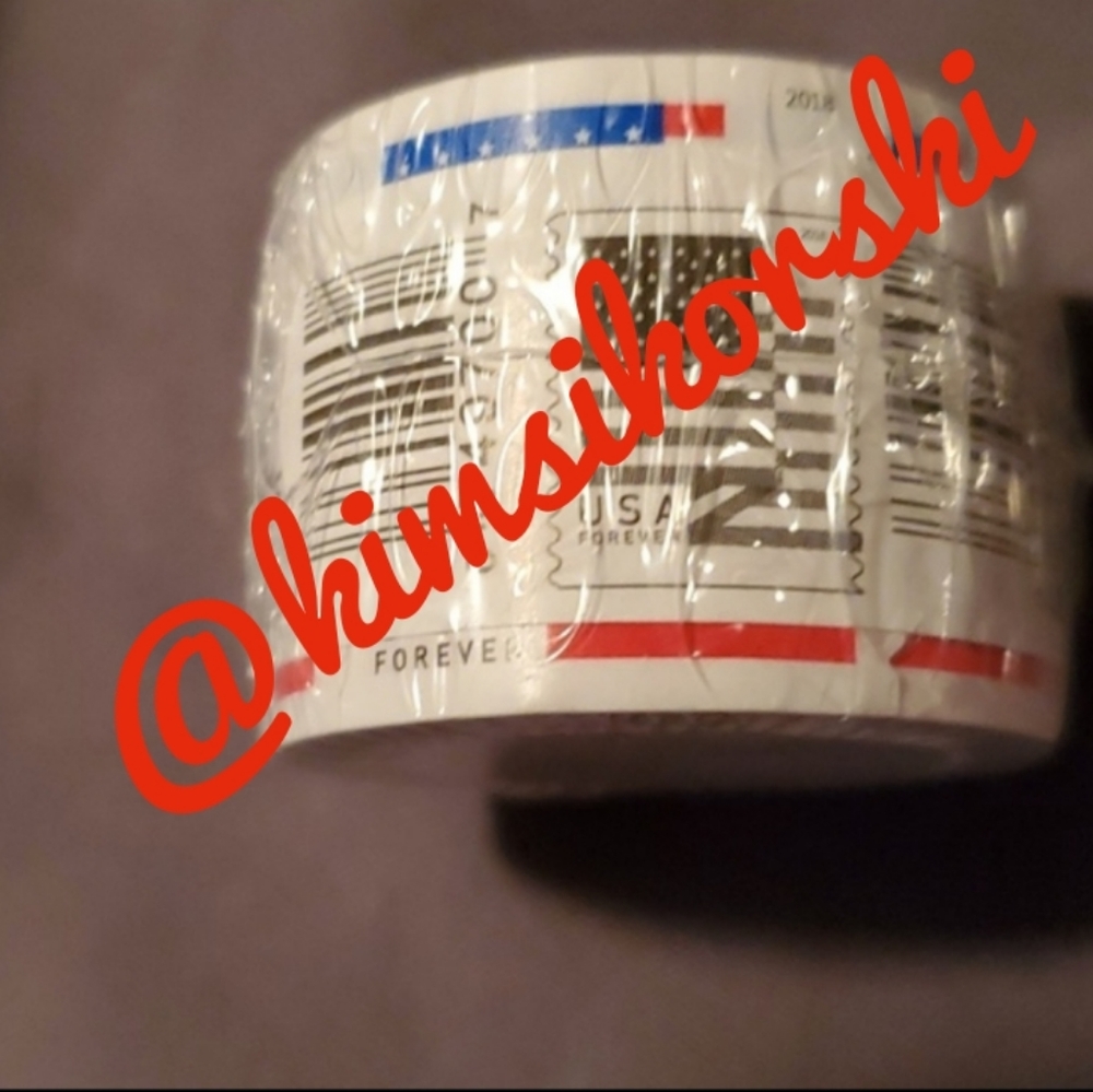 Roll Of 100 Forever‎ 2018 Flag Stamps First Class Postage USPS Stamp Mail - Picture 5 of 7